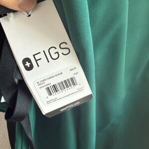 Figs Teal Technical Collection Scrub Pants